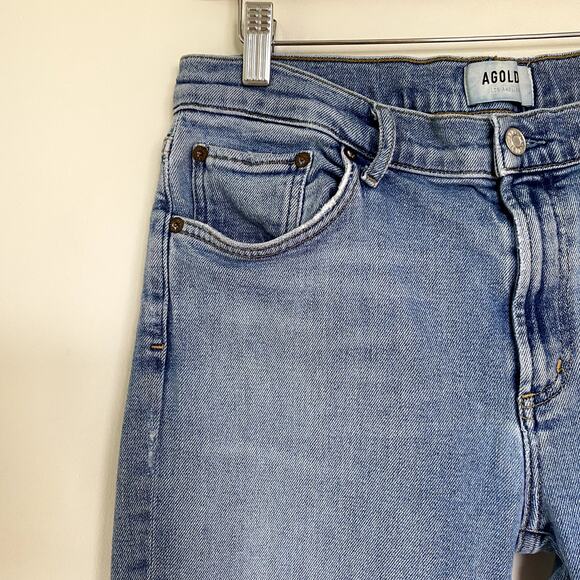 AGOLDE Toni Mid Rise Straight Jeans in Precipice Size 30 - Picture 4 of 9